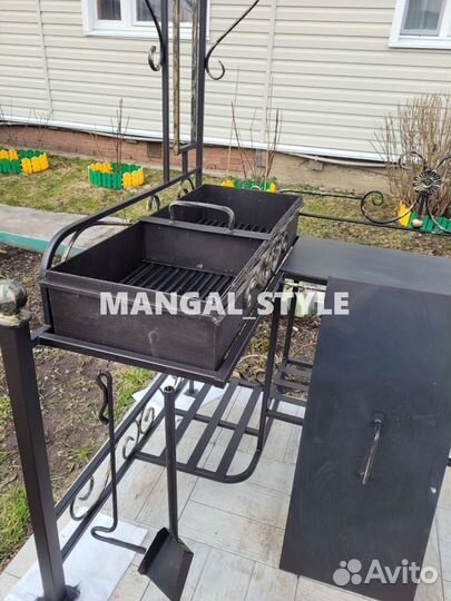 Мангал с печью