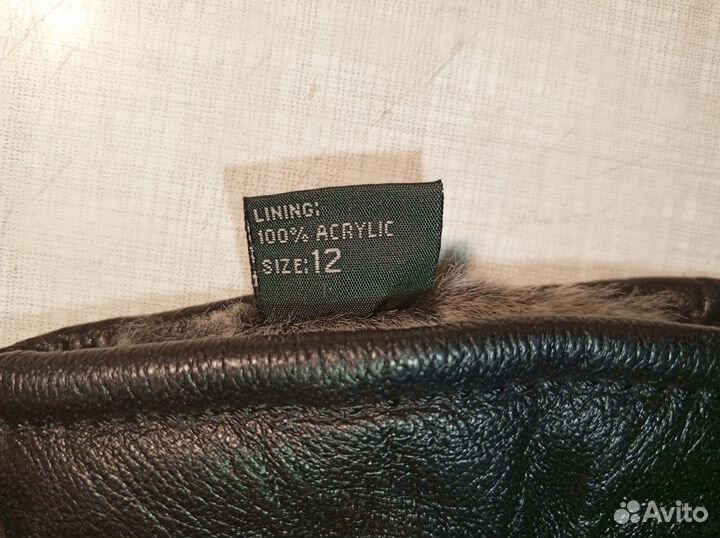 Перчатки мужские зимние размер 12