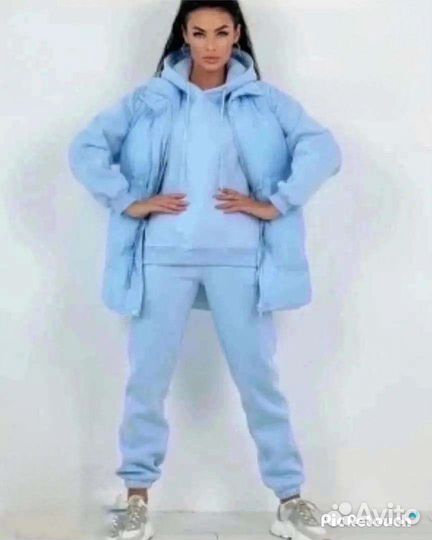 Спортивный костюм тройка 52-62