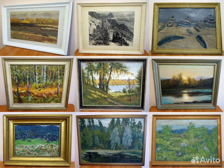 Коллекция картин известных художников Алтая Сибири