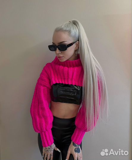 Вязаные рукава ручной работы