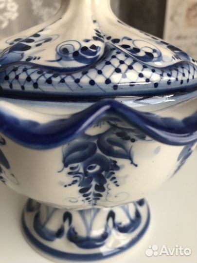 Конфетница Гжель