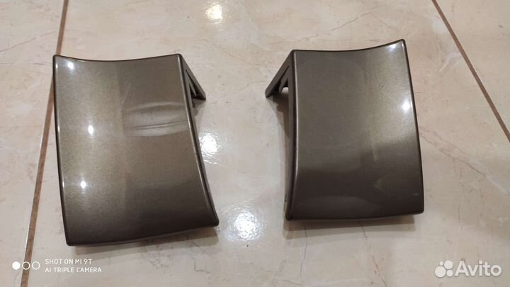 Накладки заднего бампера skoda yeti 09-13