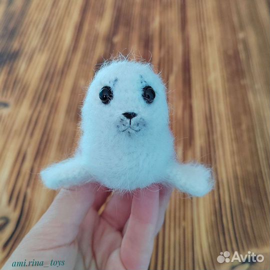 Миниатюрные игрушки. Мишка, зайка, котик, нерпа