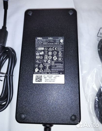 Новый Оригинал Блок питания Dell 240W (7.4x5.0)
