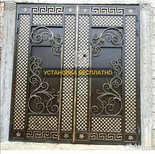 Ворота в классическом дизайне на заказ