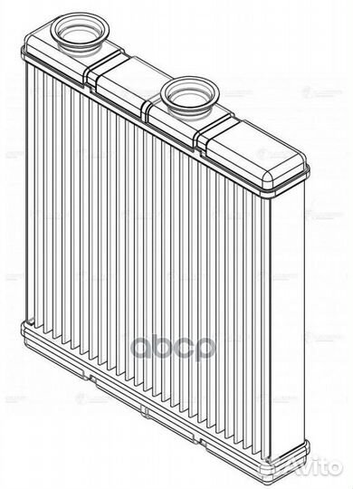 Радиатор отопителя LRh 0195 LRH0195 luzar