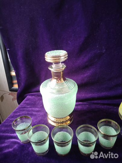 Посуда цветное насыпное стекло СССР за все