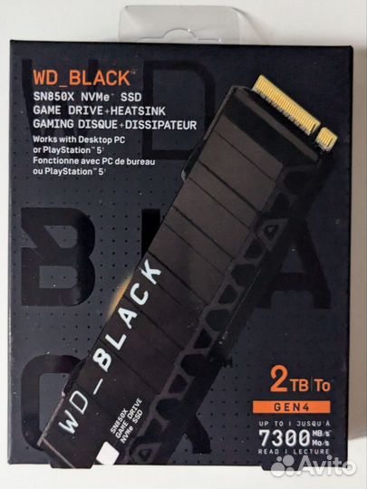 Ssd wd black 2tb sn850x