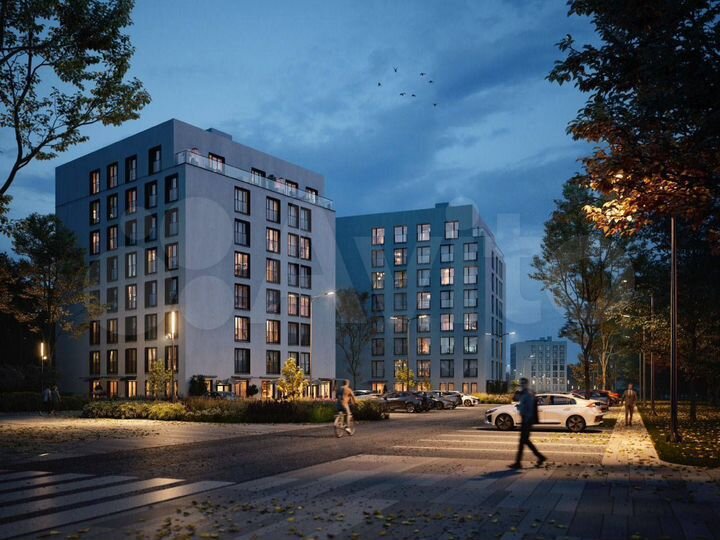 1-к. квартира, 38,9 м², 6/8 эт.