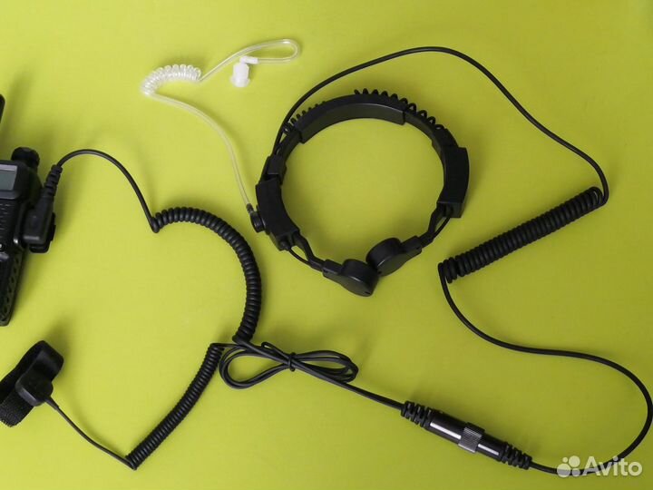 Baofeng Kenwood Гарнитура ларингофон. Нов