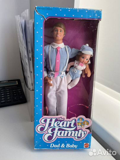 Barbie Heart Family папа с малышом
