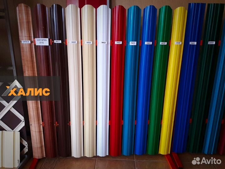 Евроштакетник под дерево