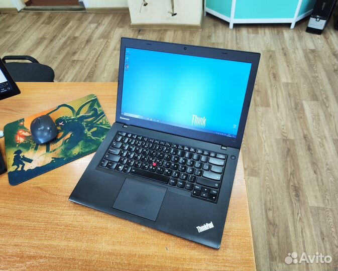 Мощный ThinkPad T440 Core i5/ 8Gb озу/ ssd240gb