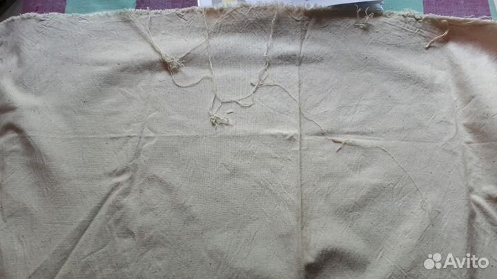 Лен для вышивания (плотный советский хлопок)