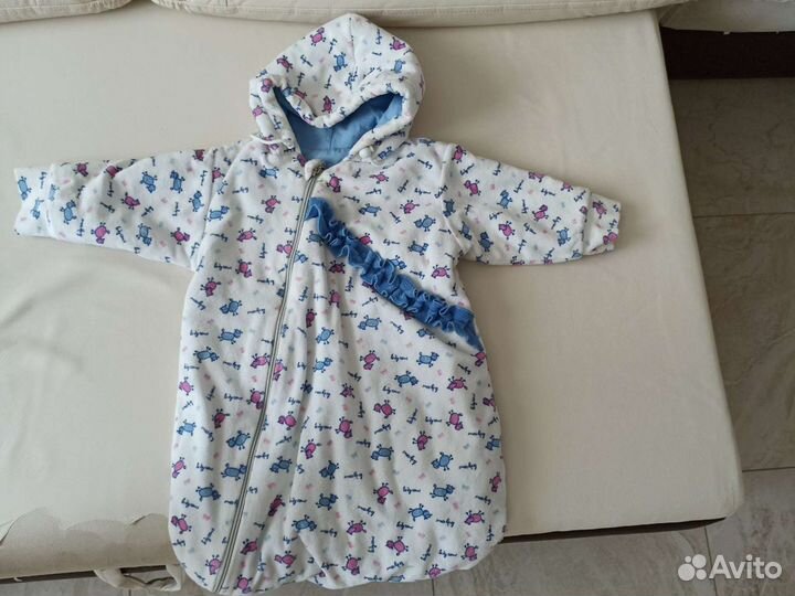 Детский демисезонный конверт р. 68