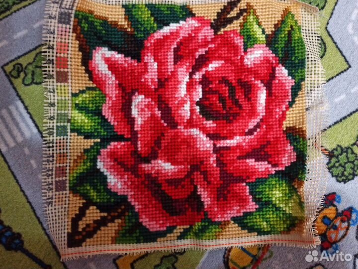 Картина вышитая крестом ручная работа