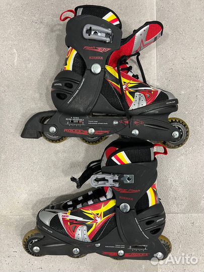 Роликовые коньки регулируемые Roces Flash
