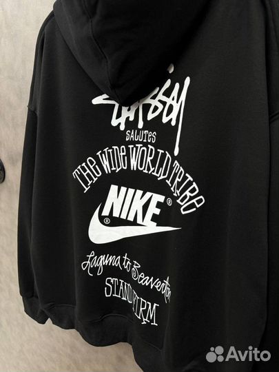 Стильное худи Nike x Stussy унисекс