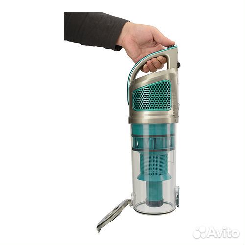 Вертикальный пылесос Kitfort KT-521-3, серо-зелёны