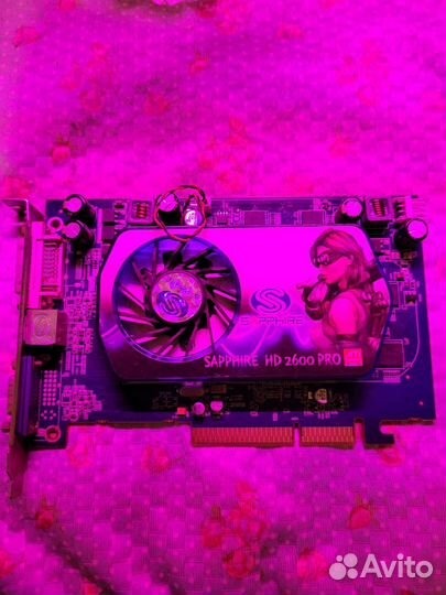 Видеокарта AGP hd2600pro 512