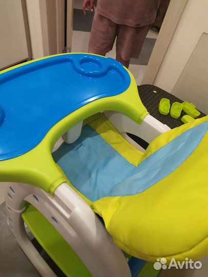 Стульчик для кормления Babyton Сине-зелёный