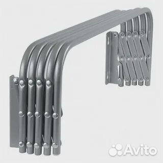 Сушилка настенная складная новая 90 см серебристая