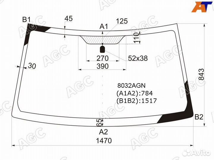 Лобовое стекло на Suzuki Grand Vitara 05-15г