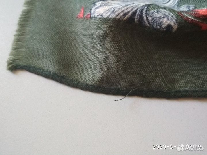 100 шерсть палантин