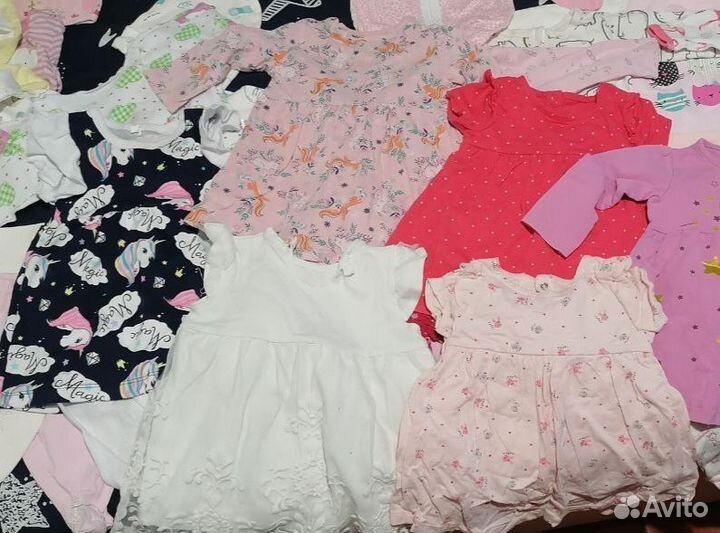 Вещи пакетом для девочки от рождения до 2х лет