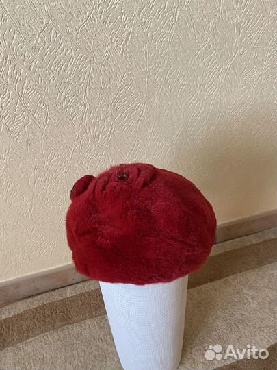 Берет женский норковый