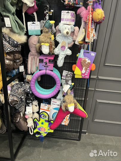 Игрушки и одежда для собак