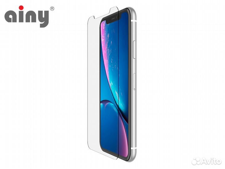 Защитное стекло Ainy Premium iPhone XR