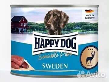 Влажный корм для собак Happy Dog (Sensible Pure)