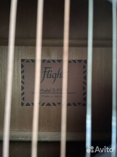Гитара flight d-175 bk