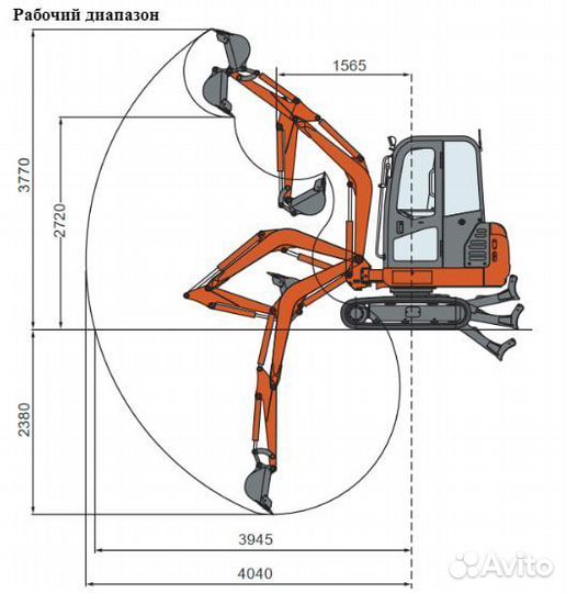 Мини-экскаватор Lonking CDM6020, 2023