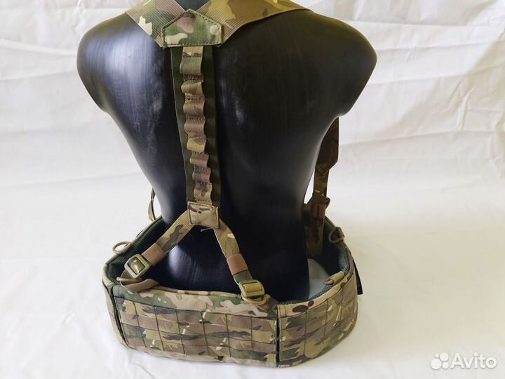 Боевой пояс с баллистическим пакетом и лямками