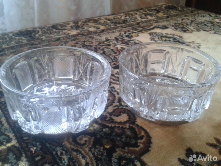 Салатницы. Хрусталь