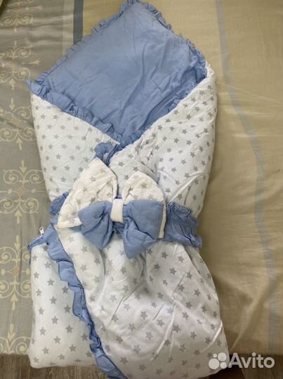 Конверт на выписку для мальчика весна осень