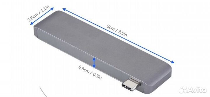 USB-C концентратор (хаб) + карты памяти (Macbook)