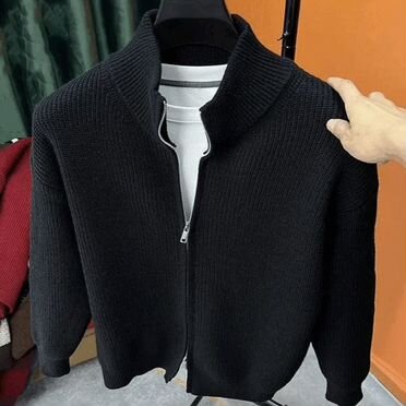 Свитер на молнии Old Money type zara type черный