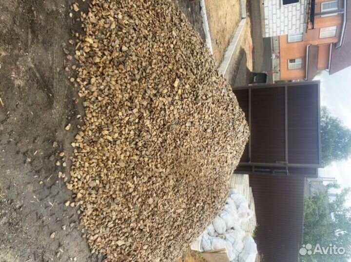 Щебень, песок