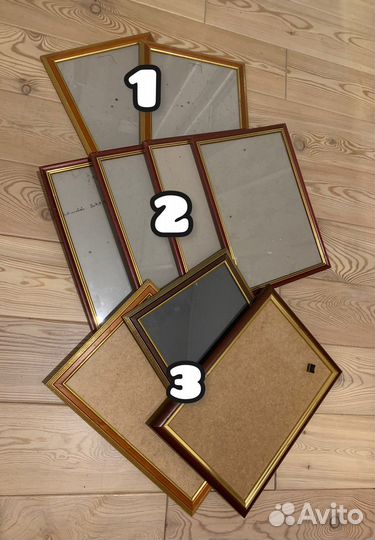 Рамки для фото и картин б/у 21*30 и 20*30