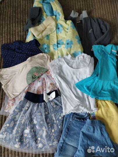 Пакет вещей для девочки 98-104 р