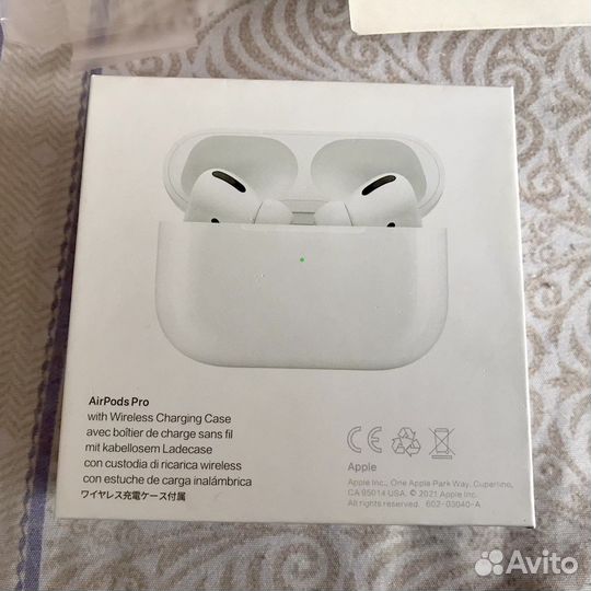 Комплект от AirPods PRO RU/A Ростест