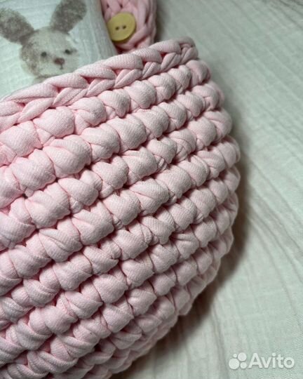 Подвесная корзинка-карман для детской кровати