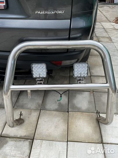 Кенгурятник на mitsubishi pajero sport