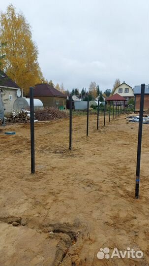 Столбы заборные