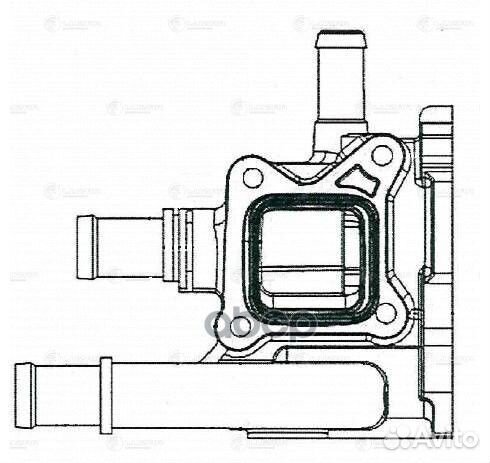 Корпус термостата LT0549 luzar