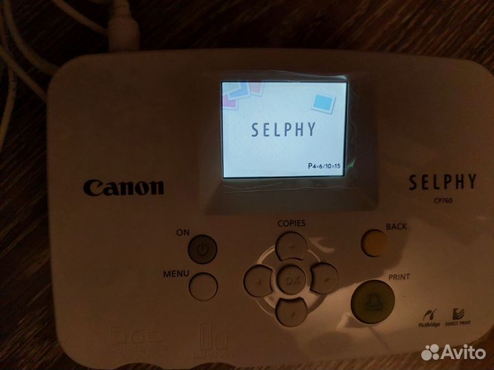 Принтер canon selphy cp 760